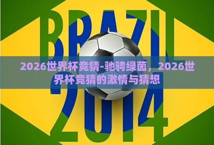 2026世界杯竞猜-驰骋绿茵，2026世界杯竞猜的激情与猜想