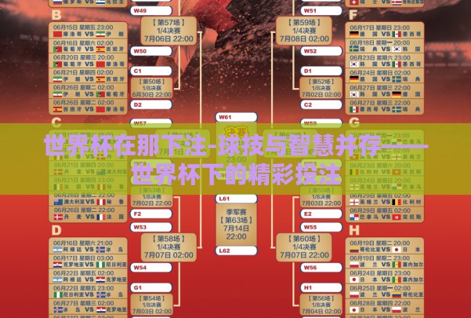 世界杯在那下注-球技与智慧并存——世界杯下的精彩投注