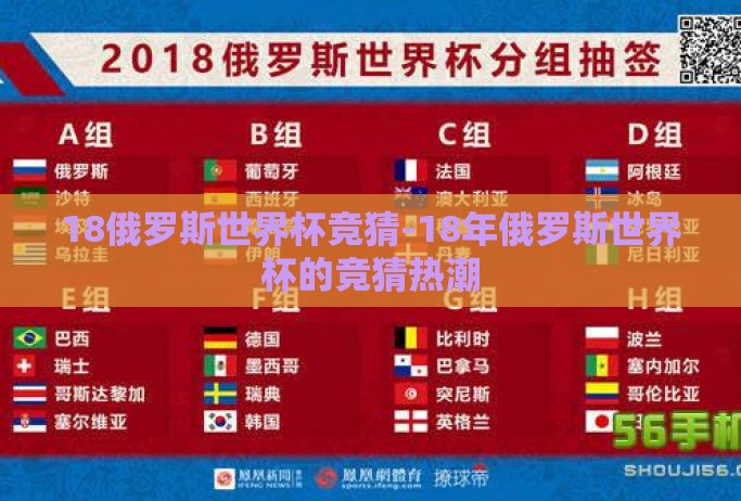 18俄罗斯世界杯竞猜-18年俄罗斯世界杯的竞猜热潮