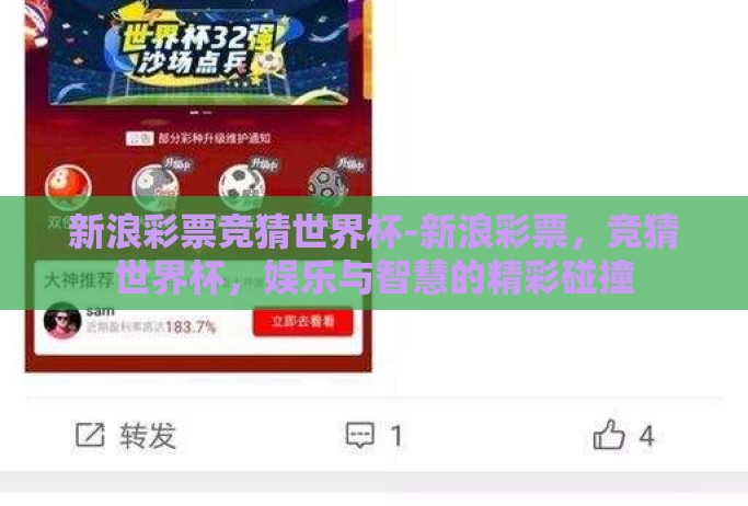 新浪彩票竞猜世界杯-新浪彩票，竞猜世界杯，娱乐与智慧的精彩碰撞