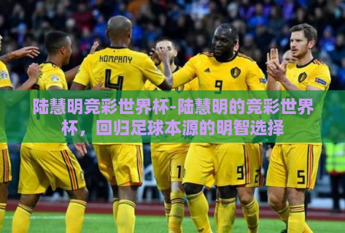 陆慧明竞彩世界杯-陆慧明的竞彩世界杯，回归足球本源的明智选择