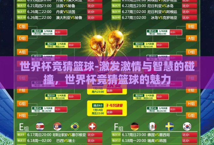 世界杯竞猜篮球-激发激情与智慧的碰撞,世界杯竞猜篮球的魅力 世界杯竞猜篮球-激发激情与智慧的碰撞,世界杯竞猜篮球的魅力