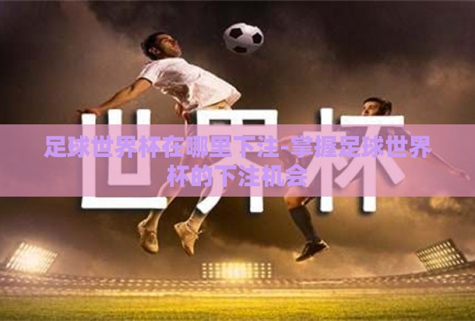 足球世界杯在哪里下注-掌握足球世界杯的下注机会